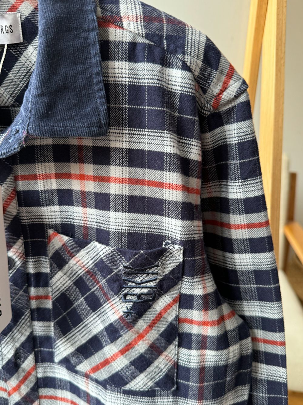 Новая фланелевая рубашка Bikkembergs, 152