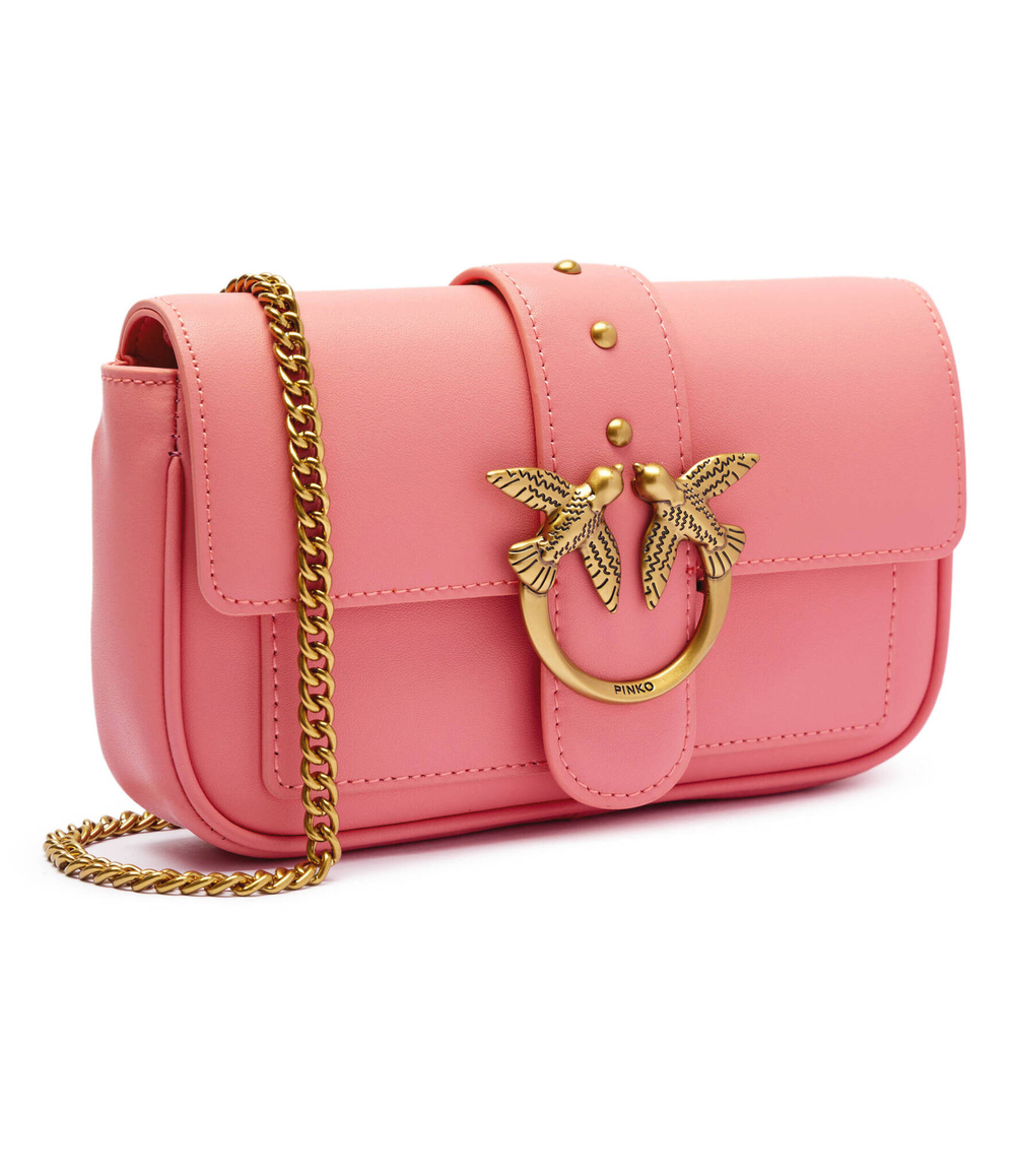 Кожаная сумка через плечо LOVE ONE POCKET C Pinko - розовый(100061 A0F1)