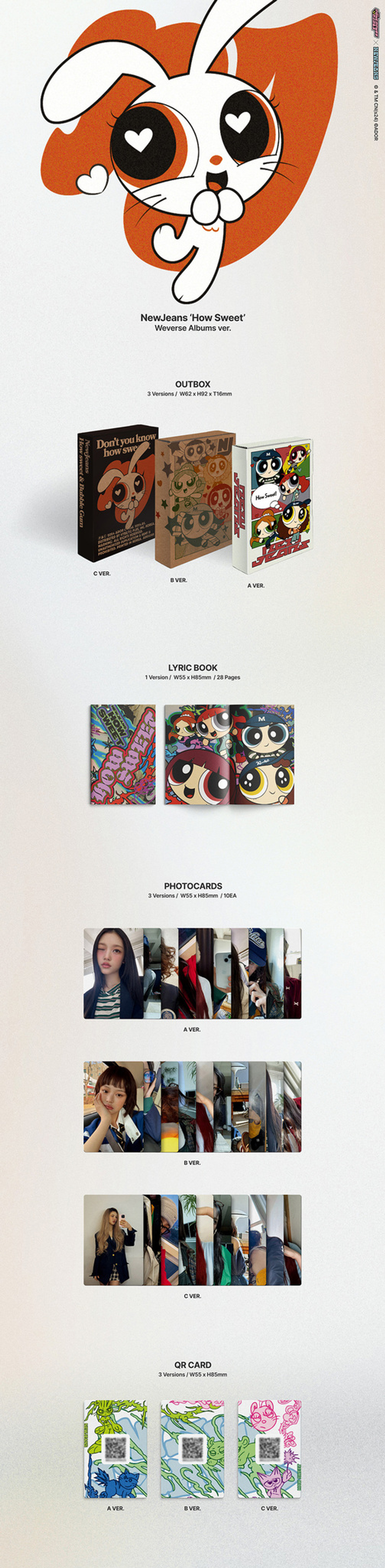 Альбом NewJeans - How Sweet (Weverse Albums ver.)