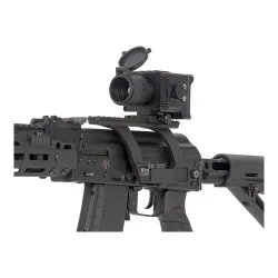 Коллиматор тепловизионный Gaut Nova TD 325, x1-4, 384х288, D25мм, 6000Дж - крупный план с открытой крышкой
