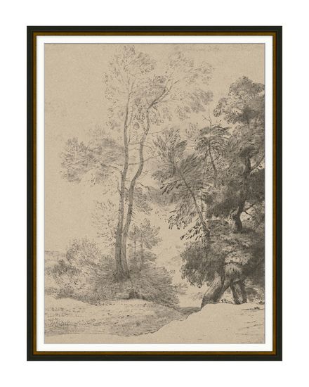 Постер в винтажном стиле “Pastoral Sketch”