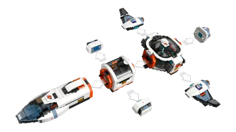 Конструктор LEGO City 60446 Модульный галактический космический корабль