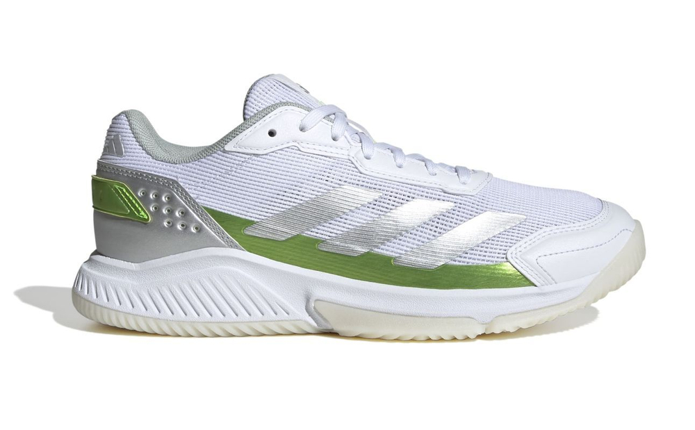 Женские кроссовки для Падел Adidas Courtquick Padel W - ftw white/silvermetallic/lucid lemon