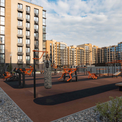 P-1801.1 Уличный тренажер Жим вверх с переменной нагрузкой ZAVODSPORTA