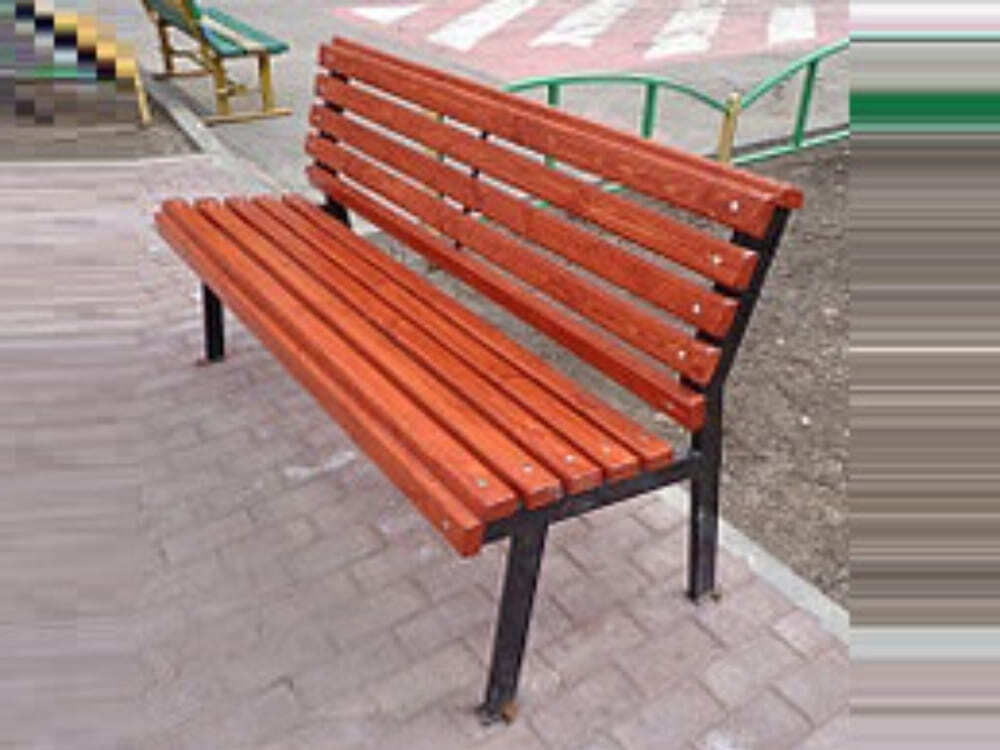 Скамья Грань (со спинкой)