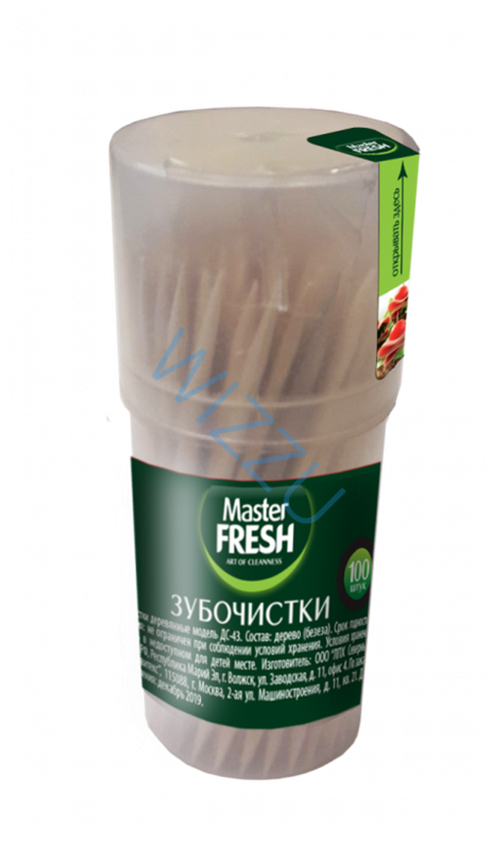 Зубочистки MASTER FRESH 100шт