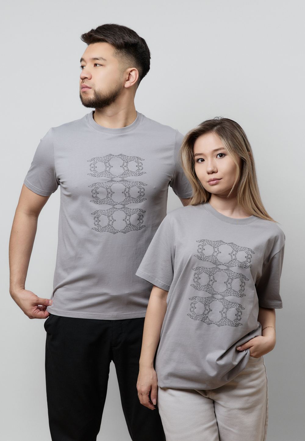 Футболка KOK BORI LIGHT GREY