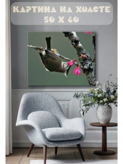 Картина на стену 40 X 50 Птица