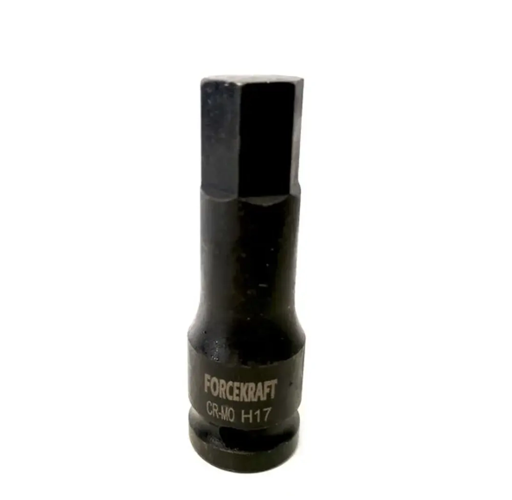 Головка-бита 6-гранная ударная 17мм,1/2'' FORCEKRAFT FK-24407817MPB