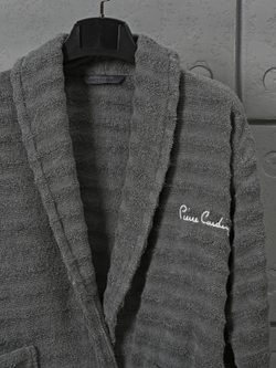 BOR00132 PIERRE CARDIN HOME Халат мужской L/XL серый ПВХ