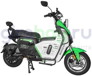 Электроскутер WENBOX U7 2000W (60V/52Ah) - Зеленый, АКБ LiFePO4 фото №3