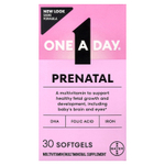 One-A-Day, витамины для беременных, 30 капсул