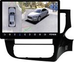 Магнитола для Mitsubishi Outlander 3 2012-2021 (правый руль) - Teyes CC3-2K-360 монитор 13" 2K QLED на Android 10, Быстрая, CarPlay, 4G SIM-слот, 4 камеры в комплекте