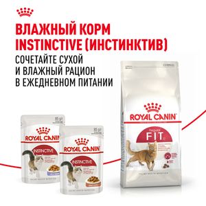 Сухой корм Royal Canin Fit 32 для взрослых умеренно активных кошек и имеющих доступ на улицу