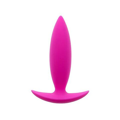 Малая розовая анальная пробка BOOTYFUL ANAL PLUG XTRA SMALL PINK - 9 см. (Цвет: розовый)