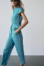 БРЮКИ-КЮЛОТЫ В ПОЛОСКУ — ZARA