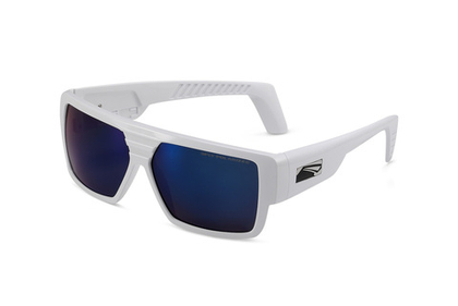 Спортивные очки LiP Rock / Gloss White / PC Polarized / Blue Mirror Smoke Lens