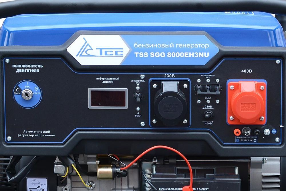 Бензогенератор TSS SGG 8000EH3NUA - [8 кВт / 220V / 380V]