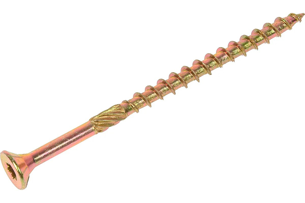 5х80 ЖЦ Саморез конструкционный потай для дерева Torx 25 РечМЗ (10 шт.)