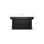 Конвектор внутрипольный Royal Thermo ATRIUM-110/200/1500-DG-U-BL