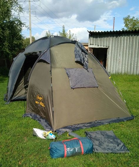 Палатка Canadian Camper SANA 4, цвет forest, боковая вентиляция.