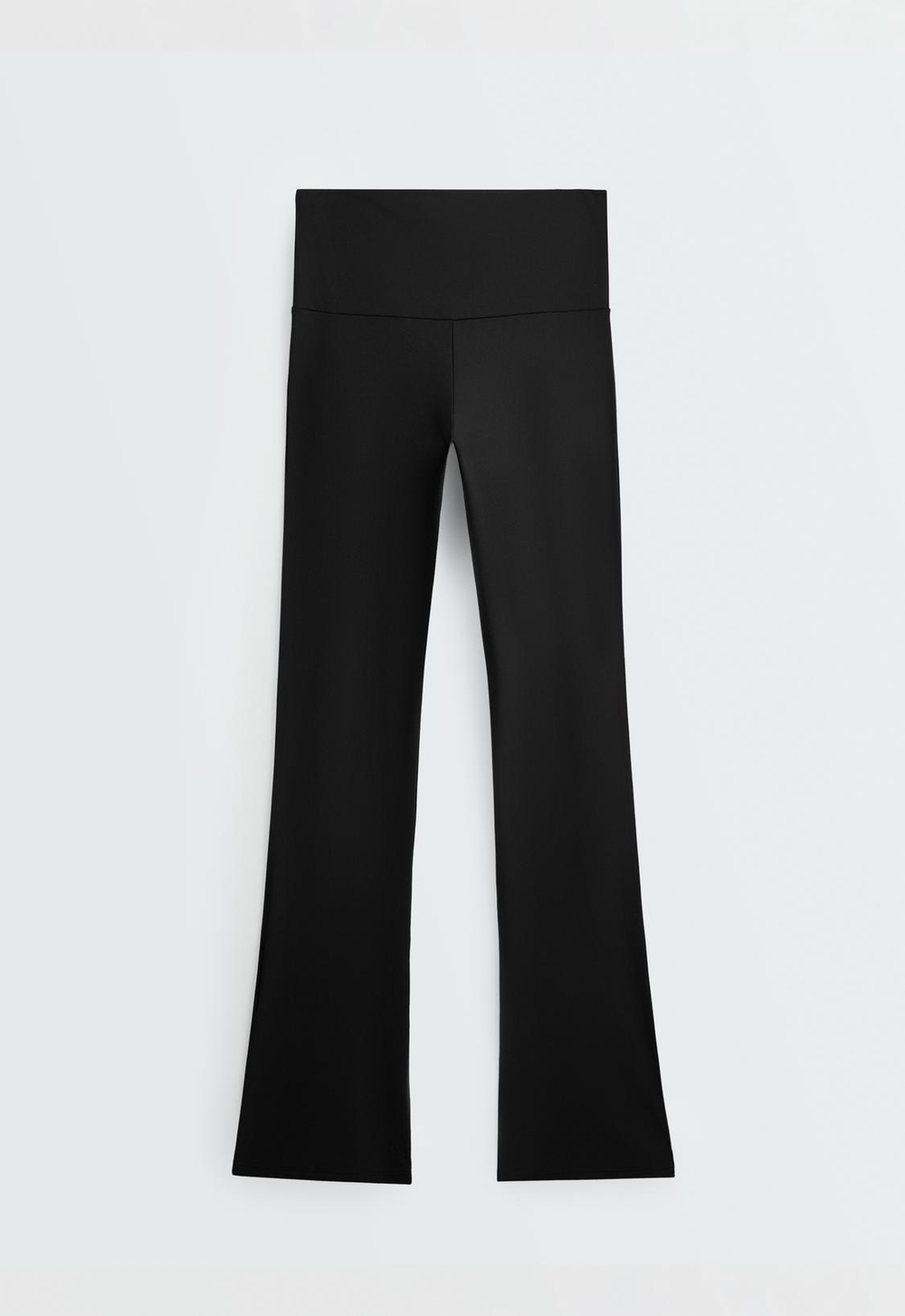 OYSHO Брюки Flare Comfortlux с очень высокой посадкой, черный