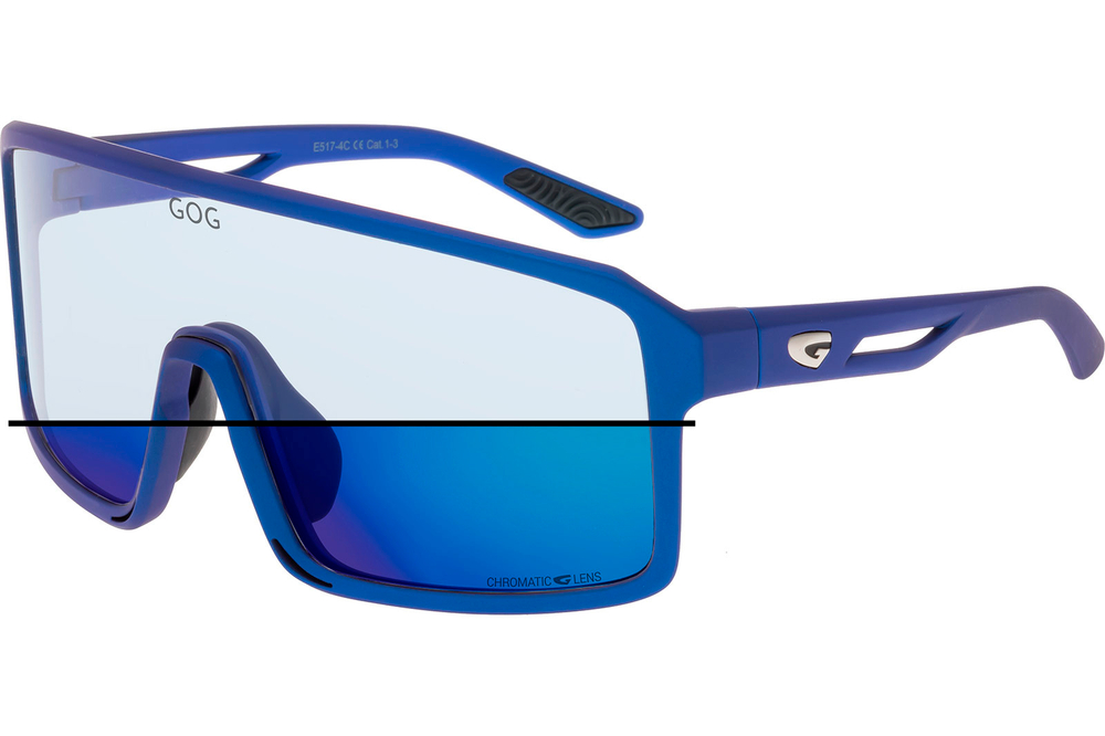 Спортивные очки GOG Ragnarok / Matt Metallic Navy Blue / Photochromic Blue Lens