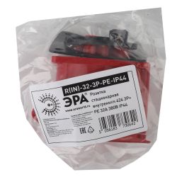 Розетка ЭРА R(IN)-32-3P-PE-IP44 стационарная внутренняя 424 3Р+РЕ 32А 380В IP44 | Электротовары