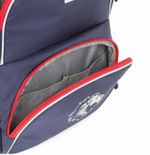 Рюкзак BRAUBERG CLASSIC, легкий каркас, премиум материал, Lion, синий, 37х32х21 см, 228829