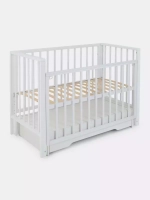 Кровать детская 120*60 RANT "BERGEN" (арт.769) пп маят/ящ Cloud White (2 кор)