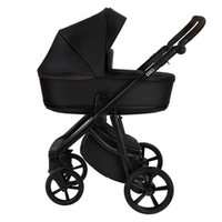 Roan Коляска 2 в 1 Esso Leather Black