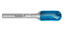 Борфреза твердосплавная Karnasch форма C, 2,5х11х3х38 мм, насечка HP-2, покрытие Blue-Tec, арт. 11.5020-022