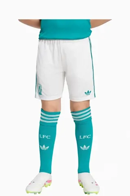 Шорты adidas Liverpool FC 25/26 3rd Junior - бирюзовый