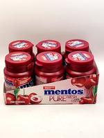 Mentos жевательная резинка Pure fresh Вишня, без сахара, (54х6) 324 г