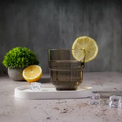 Стакан Олд Фэшн 350 мл "Taro" Smoky d 8,7 см h9,5 см P.L. - BarWare [6]
