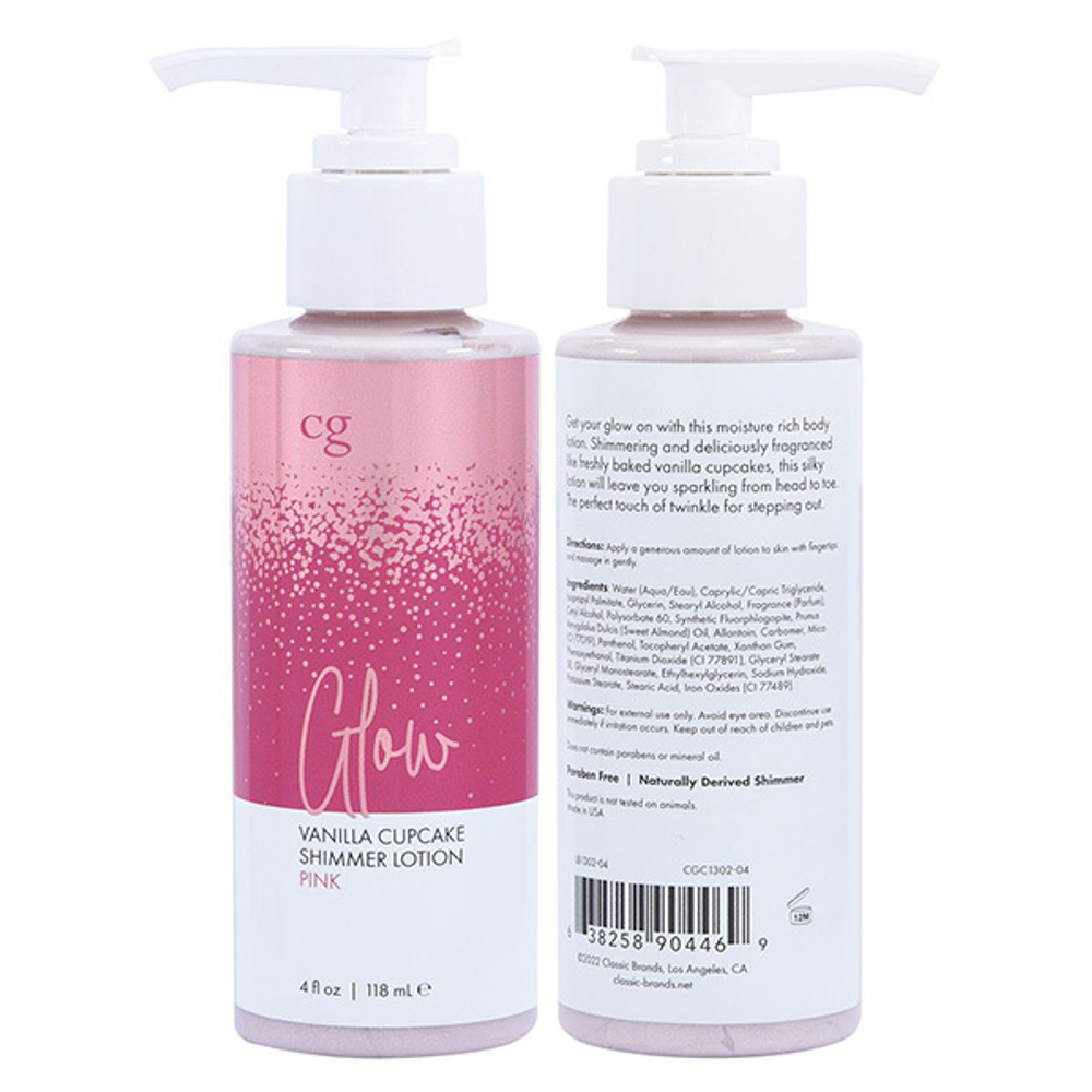 Мерцающий лосьон для тела CG Glow Vanilla Cupcake Shimmer Lotion 118мл