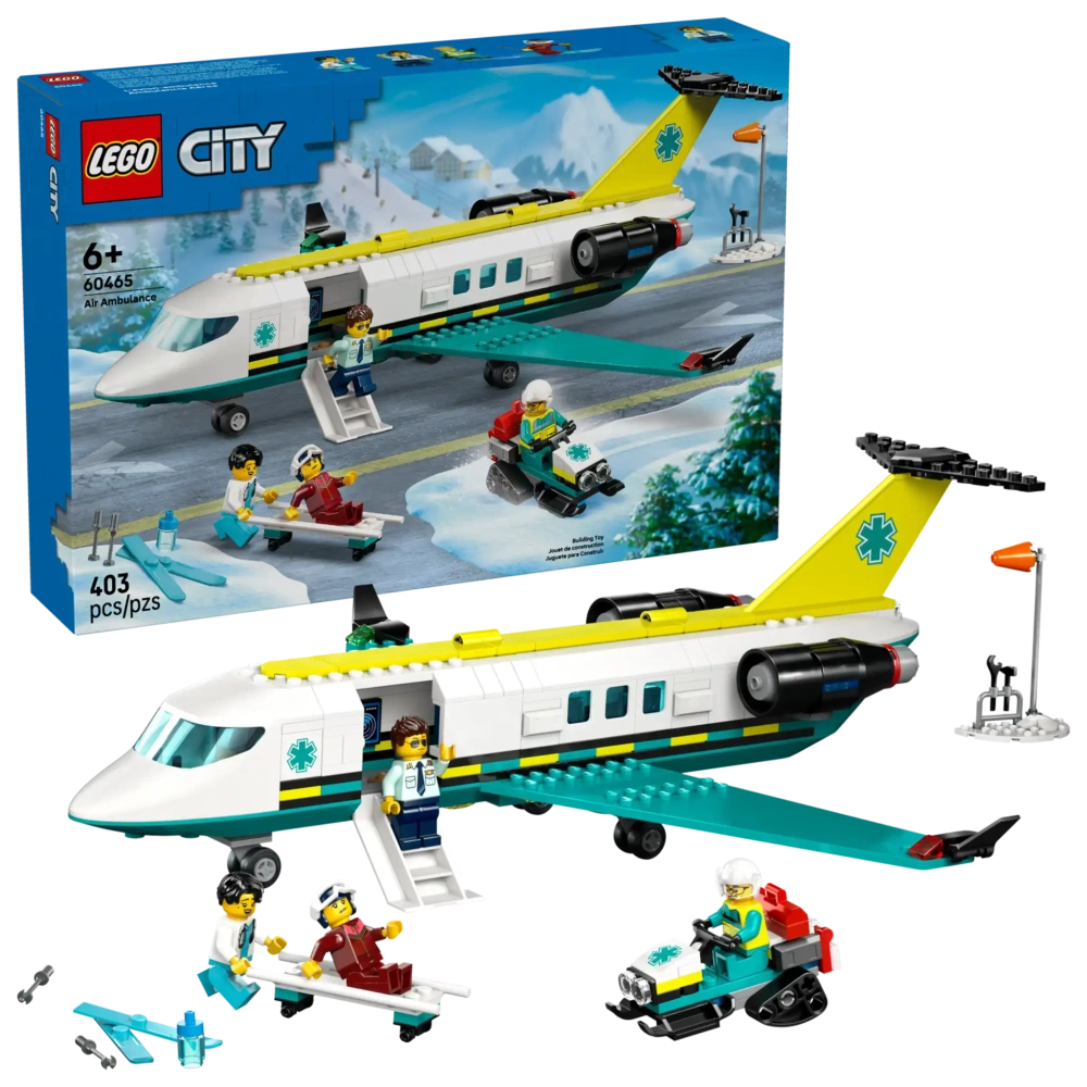 Конструктор LEGO City 60465 Самолет экстренной воздушной помощи