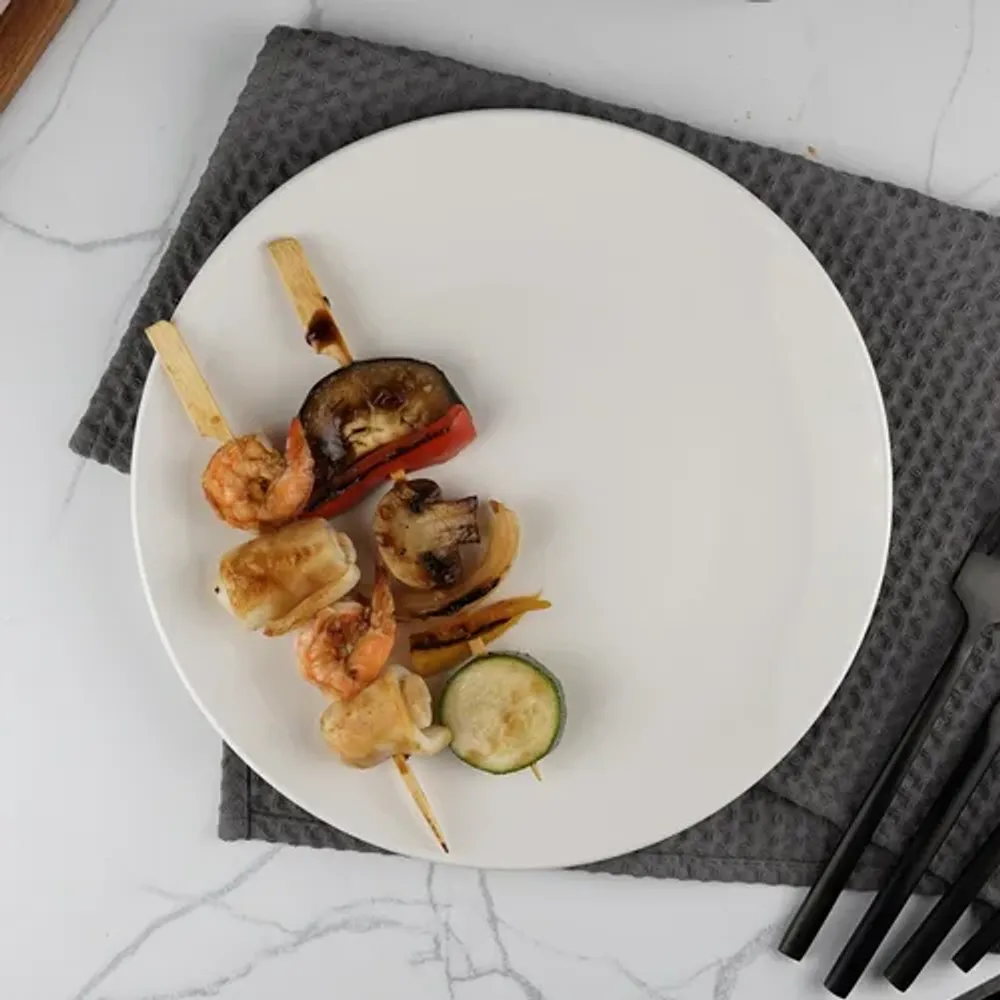 Тарелка d 25,5 см h2,7 см без борта белая фарфор P.L. Proff Cuisine [6]