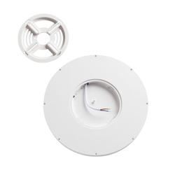 7659/24L MITRA LED SN 551 Светильник пластик/белый LED 24Вт 3000/4000K D300 IP40 ALFA WHITE