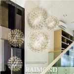 Pendant design lamp  Raimond by Moooi (Gold,  D 43 cm)