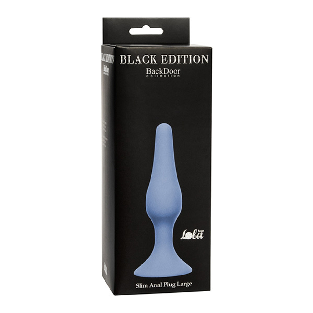 Анальная пробка 12,5см Lola Games Slim Anal Plug Large Blue 4205-02Lola