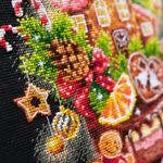 Набор для вышивания нитками Чудесная игла, Сладкое Рождество, 18х28 см