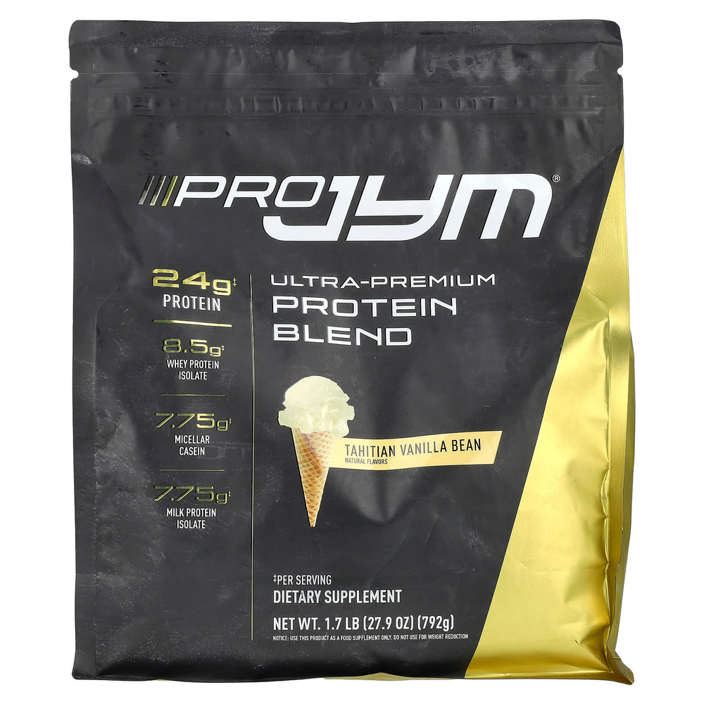 JYM Supplement Science, Pro JYM, протеиновая смесь премиального качества, со стручками таитянской ванили, 792 г (1,7 фунта)