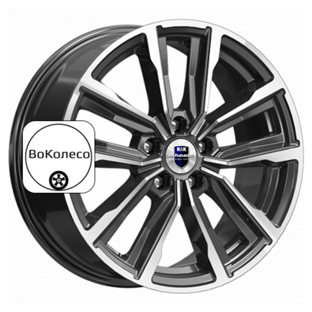 7,5x17/5x112 ET40 D57,1 Лацио (КС964) Алмаз черный K&K