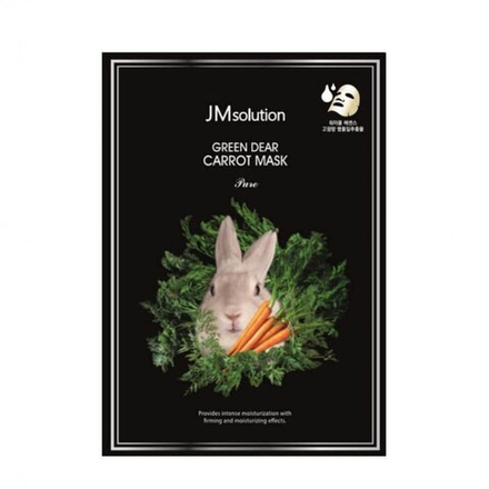 JMsolution Успокаивающая тканевая маска с экстрактом моркови Green Dear Rabbit Carrot Mask