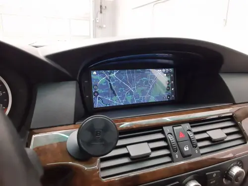 Магнитола для BMW 5-серия E60/E61 2003-2009 (ССС) - RDL монитор 8.8" на Android 14, Быстрая, CarPlay, 4G SIM-слот