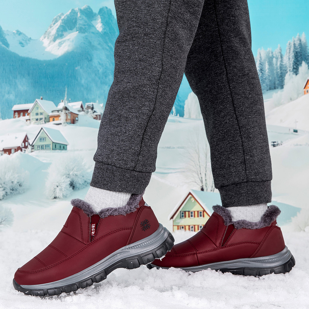 CHENGSHILUOTUO Middle Aged And Elderly Insulated Shoes Unisex