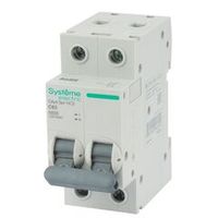 Выключатель автоматический двухполюсной C 63А 4.5кА City9 Systeme Electric