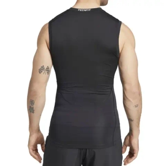 Мужская теннисная футболка Adidas Techfit Training Sleeveless - black