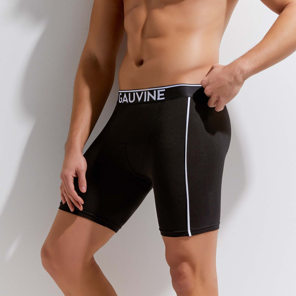 Мужские трусы-боксеры Cotton Classic Boxer Brief (Размер: XXL) (Цвет: черный)